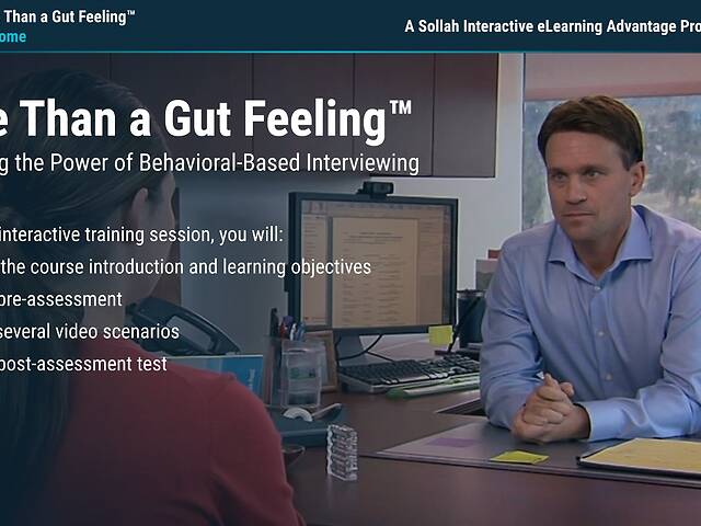 More Than a Gut Feeling™: Leveraging the Power of Behavior-Based Interviewing